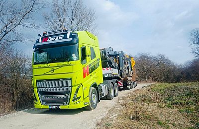 Přeprava stavebních strojů, zařízení a zemědělské techniky
