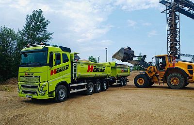 Přeprava stavebního materiálu