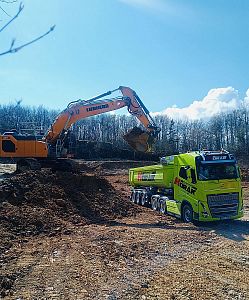 Přeprava stavebního materiálu