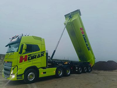 Přeprava stavebního materiálu