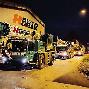 Pronájem autojeřábů s obsluhou