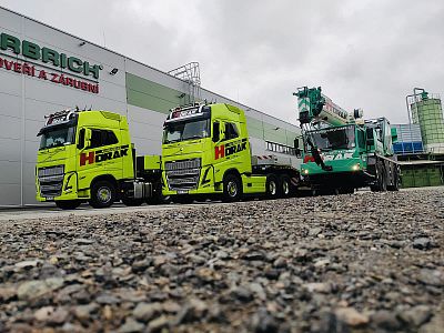 Pronájem autojeřábů s obsluhou