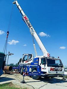 Pronájem autojeřábů s obsluhou