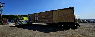 Transport modulových domů a mobilheimů