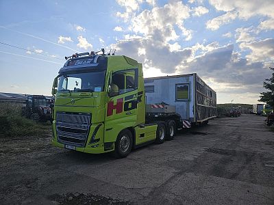 Transport modulových domů a mobilheimů