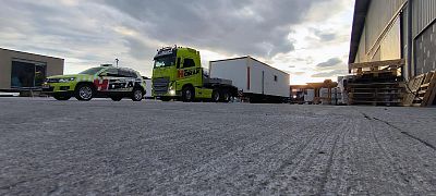 Transport modulových domů a mobilheimů